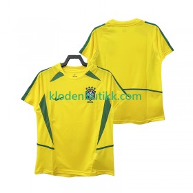Brasil Retro Hjemme Fotballdrakt 2002 Kortermet